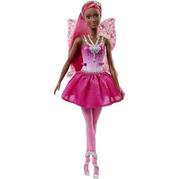 Barbie-Fee 30,5 cm mit Flügeln, buntem Tutu und Zubehör, Spiel für Mädchen ab 4 Jahren