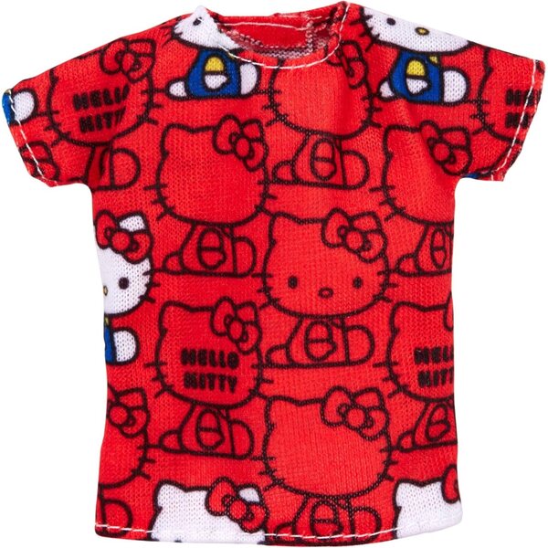 Barbie Fashions Hello Kitty Red Top - Top Moda con Icone Hello Kitty e Amici