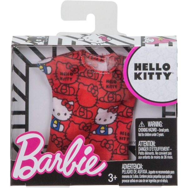 Barbie Fashions Hello Kitty Red Top - Top Moda con Icone Hello Kitty e Amici
