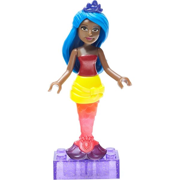 Mega Construx Barbie Rainbow Cove Meerjungfrau Minifigur – Kreativspiel für Kinder