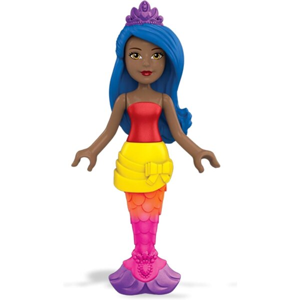 Mega Construx Barbie Rainbow Cove Meerjungfrau Minifigur – Kreativspiel für Kinder