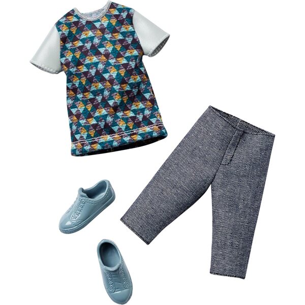 Set Abbigliamento Ken Barbie Moda Casual con Scarpe - Accessori Inclusi