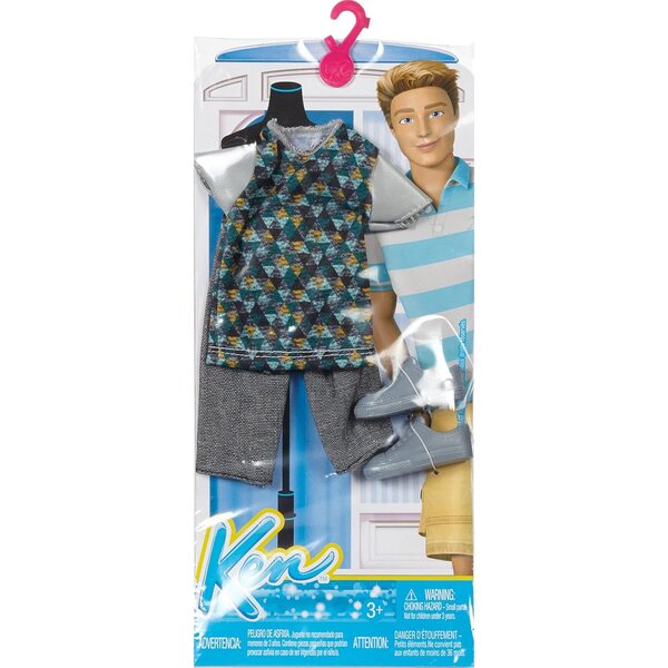 Set Abbigliamento Ken Barbie Moda Casual con Scarpe - Accessori Inclusi