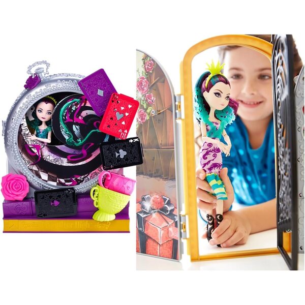 Ever After High – Wunderland-Spielset mit Rabenkönigin-Puppe und Zubehör