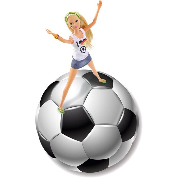Steffi Love Fanaticismo Calcistico Germania Bambola 29cm con Abbigliamento Originale