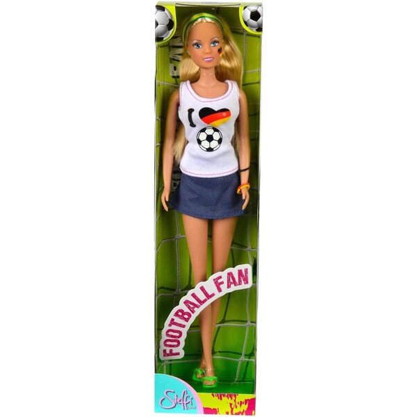 Steffi Love Fanaticismo Calcistico Germania Bambola 29cm con Abbigliamento Originale