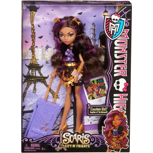 Monster High City of Frights Clawdeen Wolf Travel Scaris Limited Edition 2013