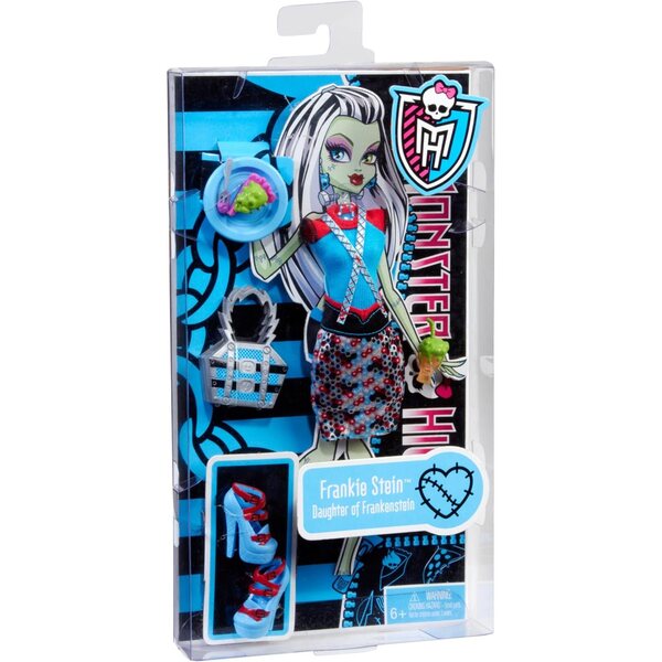 Monster High Accessori Uniforme Frankie Stein - Set Scarpe e Borsetta Dress-Purse