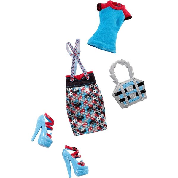 Monster High Accessori Uniforme Frankie Stein - Set Scarpe e Borsetta Dress-Purse