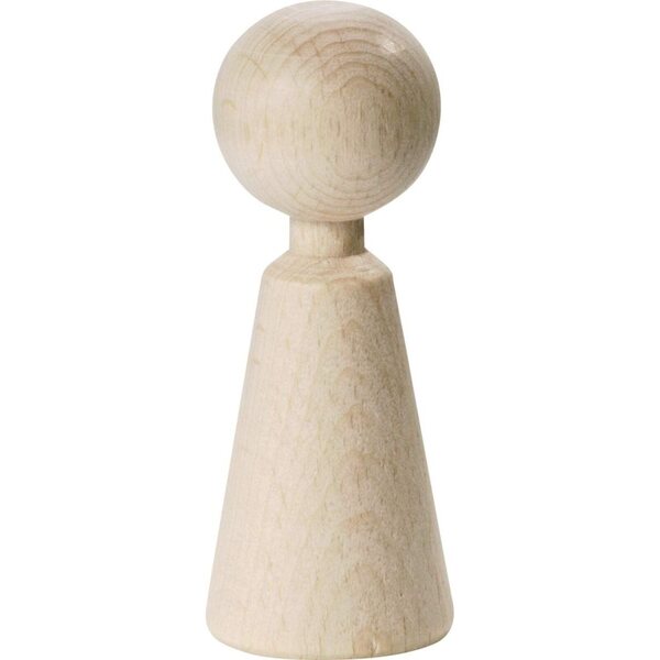 Corpo a cono Knorr Prandell 60 mm, 3 pezzi, coni di legno 7 cm per realizzare bambole