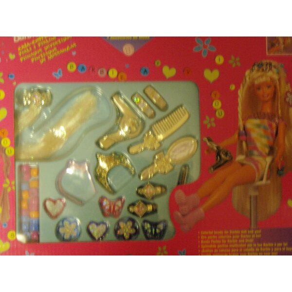 Barbie Super Frisuren divertimento Sets con Perline Colorate - Accessori Moda Bambini