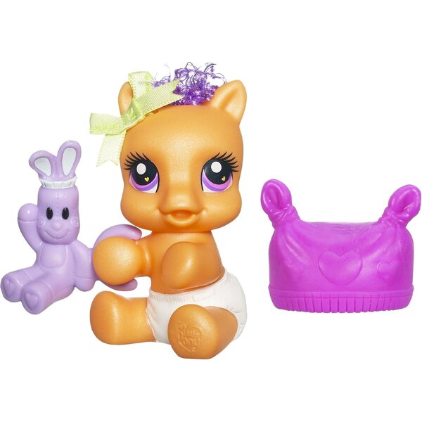 Hasbro My Little Pony Neugeborene Cuties Scootaloo mit weichem Hasen