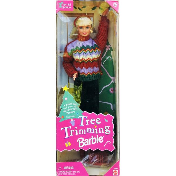 Barbie Tree Trimming Special Edition 1998 mit exklusiven Weihnachtsaccessoires