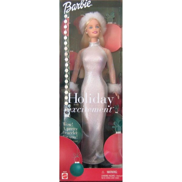 Barbie Holiday Excitement 2001 mit Armband und eleganten Accessoires