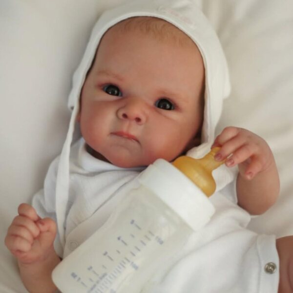 Lonian Reborn Baby Pupa 17 Pollici Neonato Realistico con Accessori e Corpo Morbido