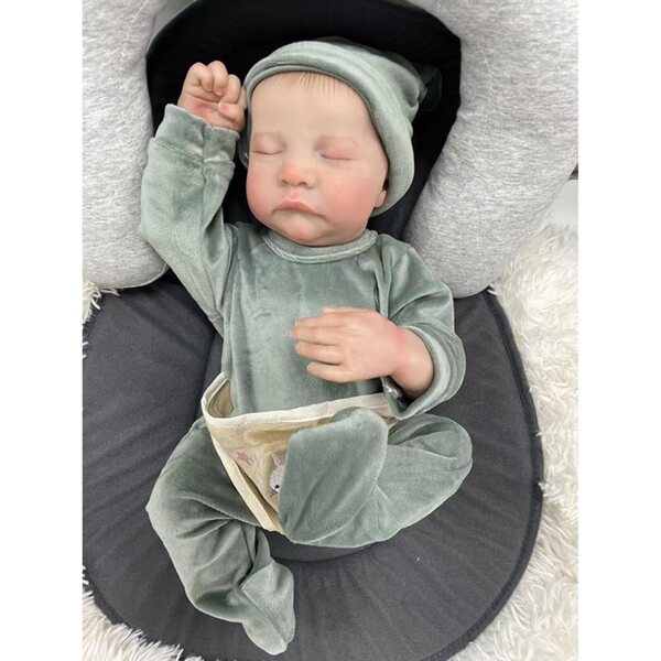 Lonian Reborn Bambole Junge 17 Zoll - Bambola Realistica con Corpo in Vinile e Cotone