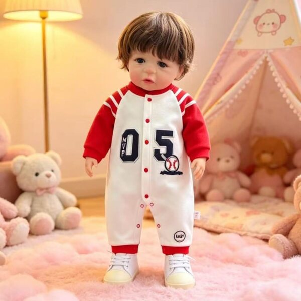 Lonian Pupazzo Reborn Neonato 60cm Realistico con Accessori per Bambini 3+