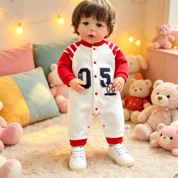 Lonian Pupazzo Reborn Neonato 60cm Realistico con Accessori per Bambini 3+