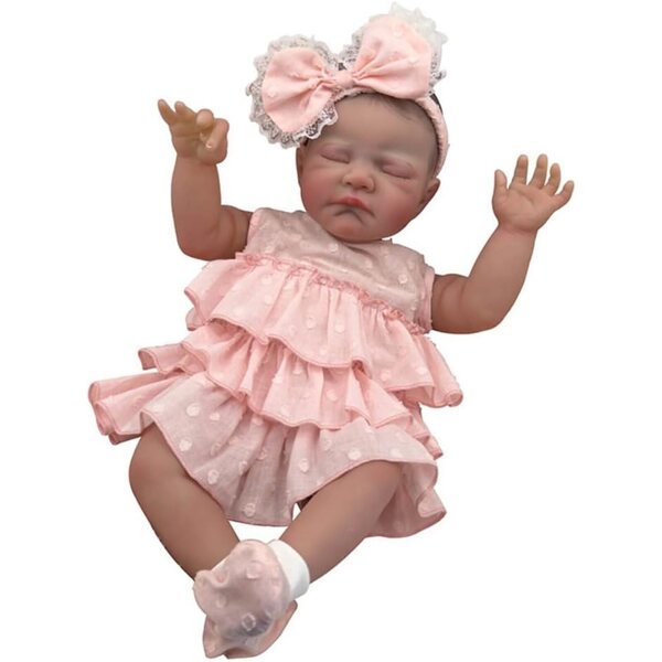Lonian Reborn Pupa Newborn 20 Inch 50 cm met zacht katoenen lichaam en accessoires