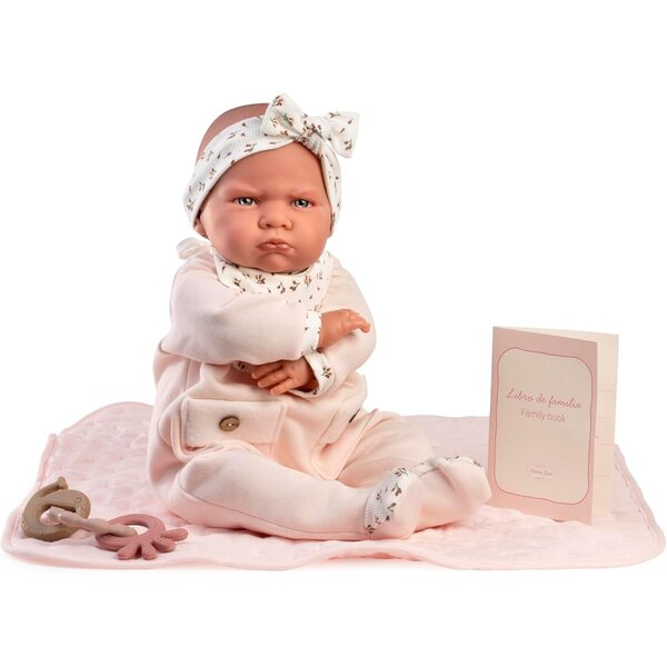 Antonio Juan Mi First Reborn Berta: Poupée réaliste mit Rembourrée-Hülle und Zubehör