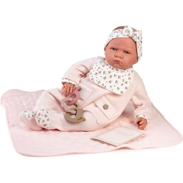 Antonio Juan Mi First Reborn Berta: Poupée réaliste mit Rembourrée-Hülle und Zubehör