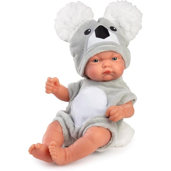 Pitu Antonio Juan Babypuppe 26 cm im realistischen Tierkostüm für Kinder ab 2 Jahren