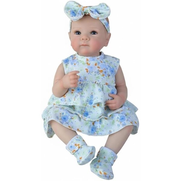 Lonian Reborn Puppe Mädchen 48 cm weicher und anatomischer Körper, realistisch und handgefertigt