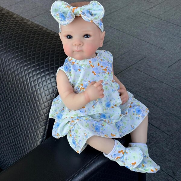 Lonian Reborn Pupa Bambina 48 cm Corpo Morbido e Anatomico, Realistica e Handgemacht