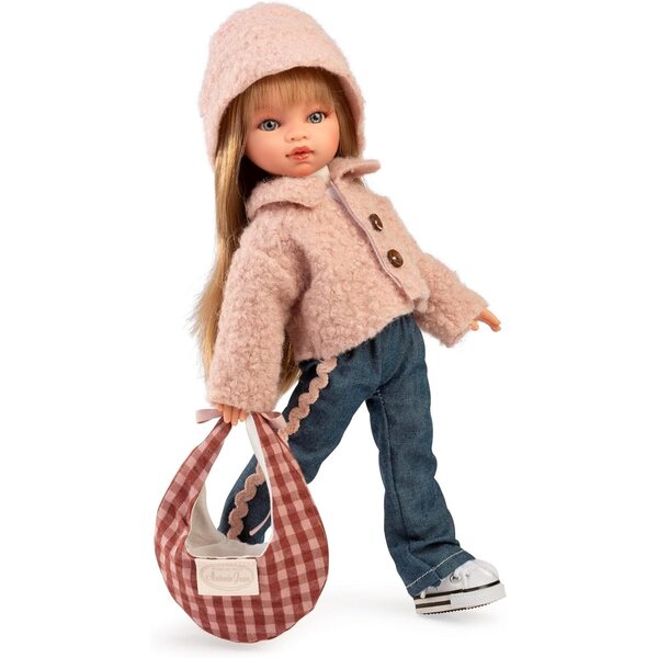 Emily Cosmopolitan Fashion 33 cm große Vinylpuppe mit rosa urbaner Kleidung und Accessoires