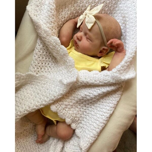 Lonian Reborn Dolls 20 Zoll – Realistische Neugeborenenpuppe mit Stoffkörper und Zubehör