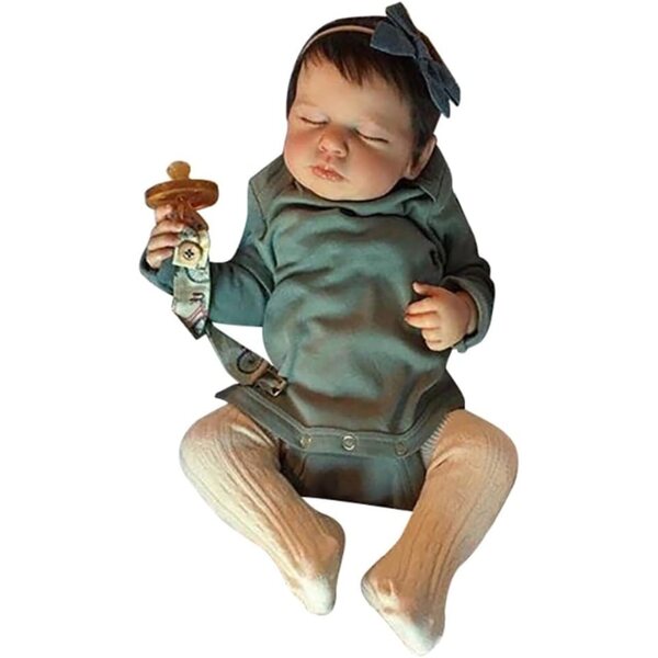 Lonian Reborn Bambola Neonato 50 cm Realistica Corpo Morbido e Accessori Inclusi