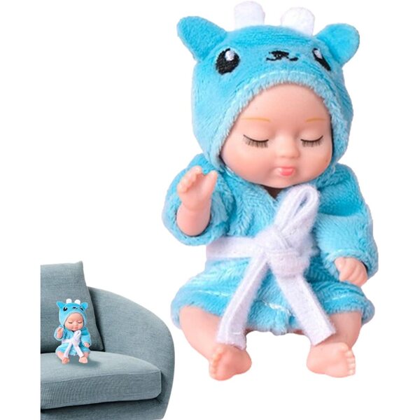 Realistische Puppe für Kinder mit beweglichen Gliedmaßen, weich und klein, ab 3 Jahren