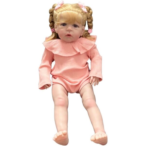 Lonian Pupa Reborn Newborn 24'' Realistisch siliconen voor verzamelaars en kinderen