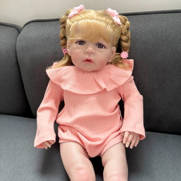 Lonian Pupa Reborn Newborn 24'' Realistisch siliconen voor verzamelaars en kinderen
