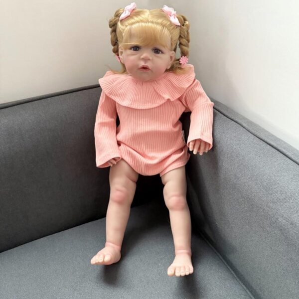 Lonian Pupa Reborn Newborn 24'' Realistisch siliconen voor verzamelaars en kinderen