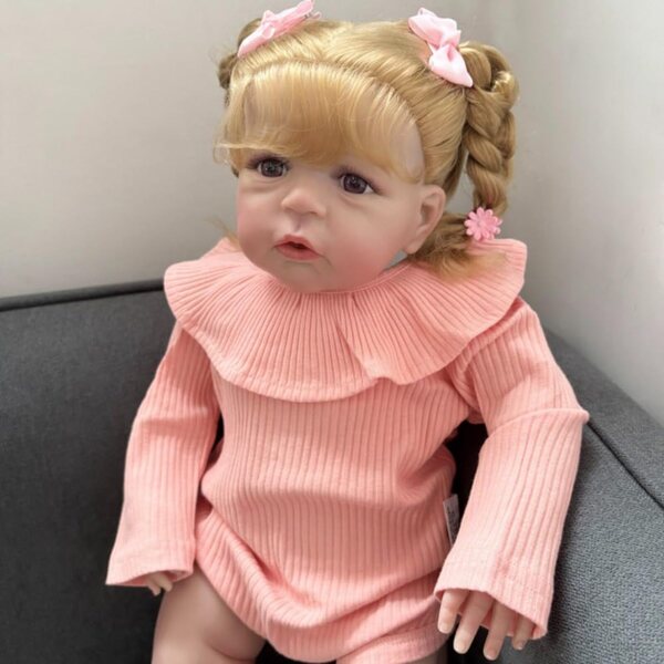 Lonian Pupa Reborn Newborn 24'' Realistisch siliconen voor verzamelaars en kinderen