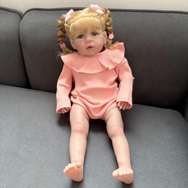Lonian Pupa Reborn Newborn 24'' Realistisch siliconen voor verzamelaars en kinderen