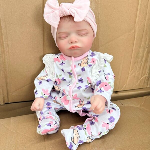 Lonian Pupa Reborn Bambola Neonato Realistica 50cm Corpo Morbido Bambina 3+