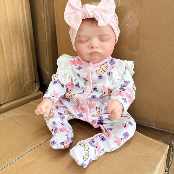 Lonian Pupa Reborn Bambola Neonato Realistica 50cm Corpo Morbido Bambina 3+
