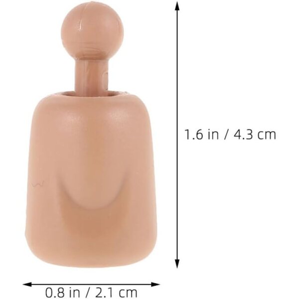 Connettore per collo artigianale per bambole 1:6 Plastica ABS 2 pezzi per action figure e bambole soldato