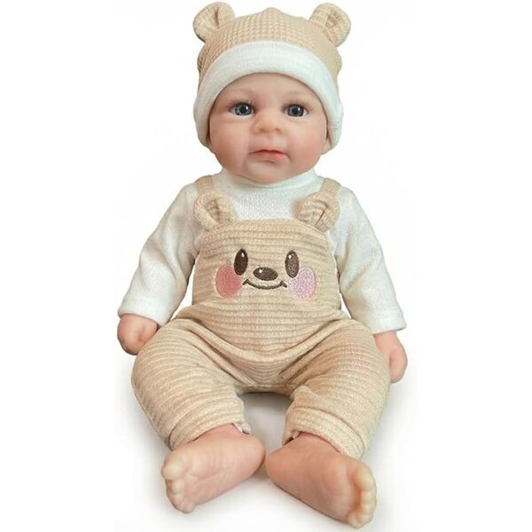 Lonian Girl Pupa Reborn 12 Pollici in Silicone Morbido e Realistico con Vestiti