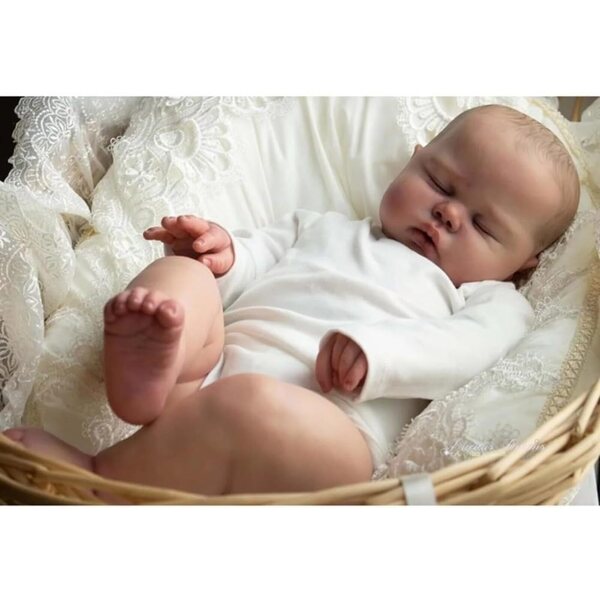 Lonian Big Chubby 24 Inch realistische pasgeboren herboren pop in zachte siliconen