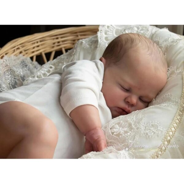Lonian Big Chubby 24 Inch realistische pasgeboren herboren pop in zachte siliconen