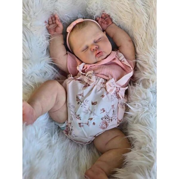 Lonian Reborn-Puppe, 60 cm, weich und realistisch, mit Baumwollkörper und Zubehör im Lieferumfang enthalten