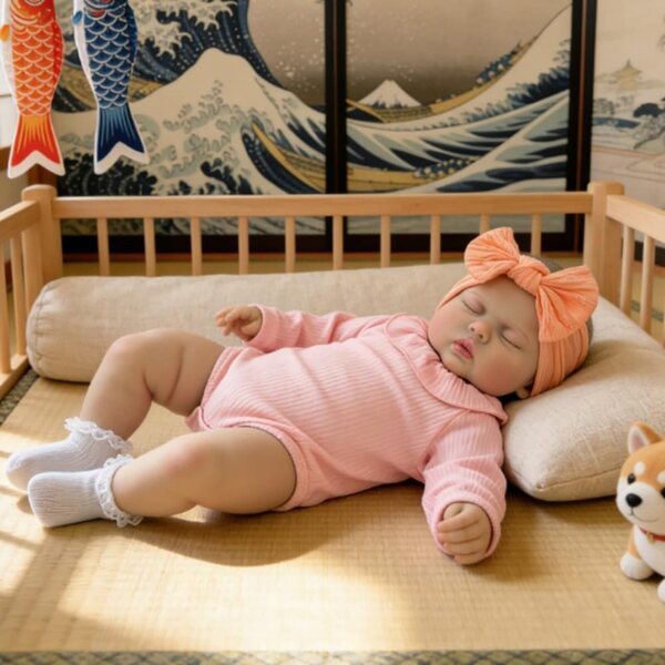 Lonian Reborn-poppen Siliconen babymeisjes 24 inch Realistisch en zacht 60 cm