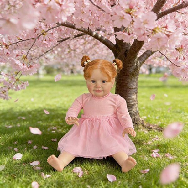 Lonian Pupazzo Reborn Baby 66 cm Realistico Handmade con Accessori per Bambine