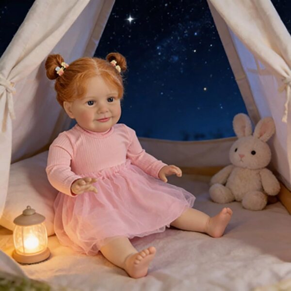 Lonian Pupazzo Reborn Baby 66 cm Realistico Handmade con Accessori per Bambine