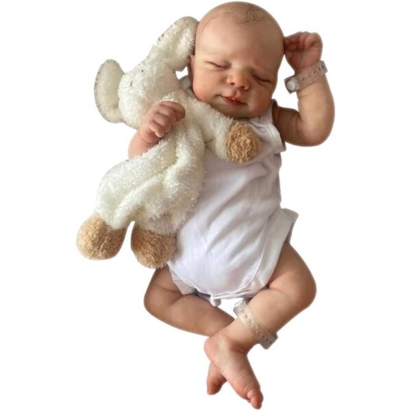 Lonian Realistische Reborn-Neugeborenenpuppe 50 cm mit weichem Körper und Zubehör