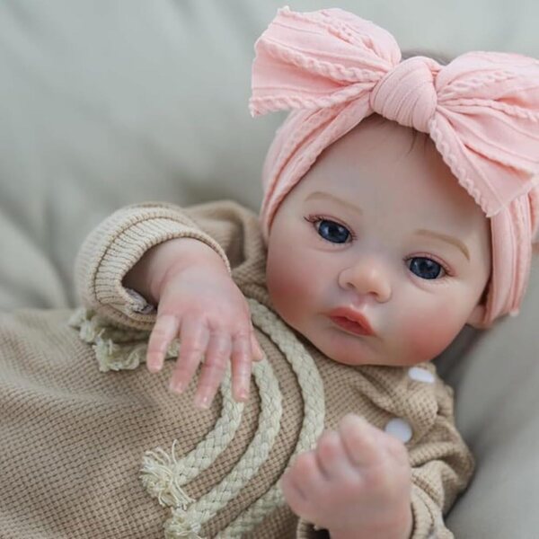 Lonian Reborn Baby Bambola Realistica 45 cm con Corpo Morbido in Cotone Pesato