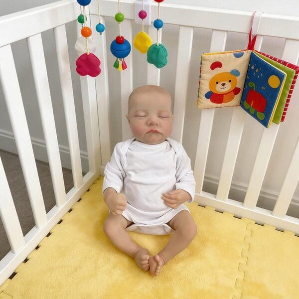 Lonian Reborn Dolls 42cm - Handgemaakte pop met slaapogen en babykleertjes